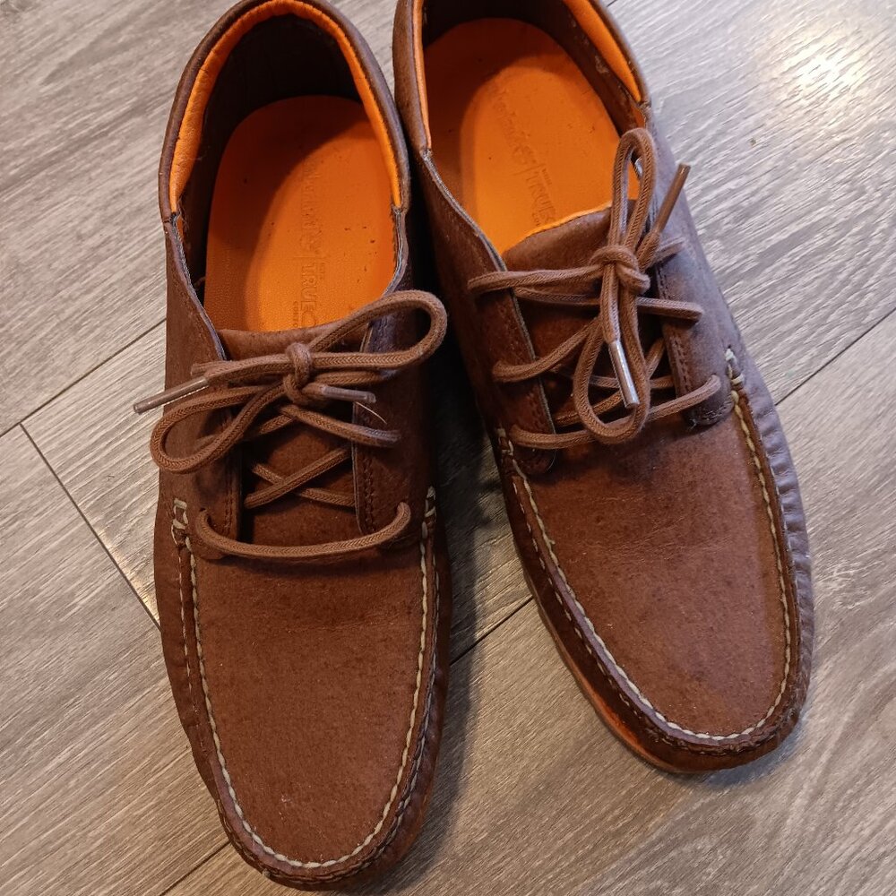 Timberland women's 11 a2hbd moc toe loafer leather boat shoe moccasin wallaby